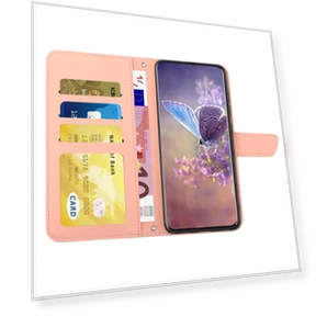 Skin-touch Wallet Phone Case Stand with Detachable Wrist Strap — Phone Accessories, Smartwatch 2025