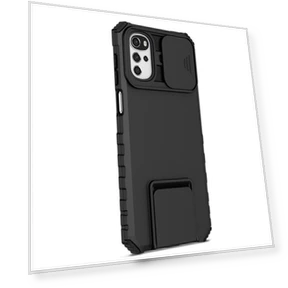 Slide Lens Shield Phone Cover with Kickstand — Protective Cases, Smartwatch 2025