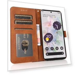 Splicing PU Leather Wallet Case Flip Stand Phone Cover — Flip Cases, Smartwatch 2025