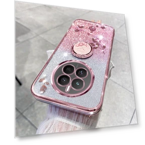 TPU Case Rhinestone Flower Kickstand Phone Cover — Mobiles, Smartwatch 2025
