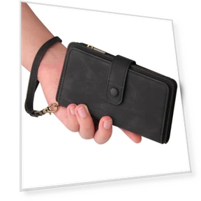 Zipper Wallet Case with 15 Card Slots and Strap — Basic Cases, Smartwatch 2025