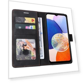 007 Series Skin-touch Leather Wallet Phone Case — Flip Cases, Smartwatch 2025