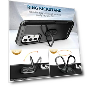 3-in-1 Phone Case with Kickstand and Ring Holder — Phone Accessories, Smartwatch 2025