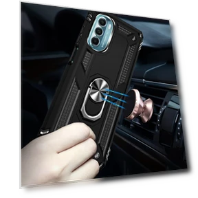 Anti-drop Protection Phone Case with Ring Holder Kickstand — Screen Protectors, Smartwatch 2025