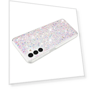Anti-Scratch Phone Cover Epoxy Glittery Powder TPU Phone Case — Phone Accessories, Smartwatch 2025