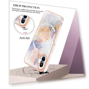 Case with IMD Marble Flower Pattern — Basic Cases, Smartwatch 2025
