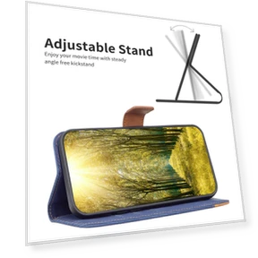 Color Splicing Skin Touch Leather Phone Cover Wallet Stand — Phone Accessories, Smartwatch 2025
