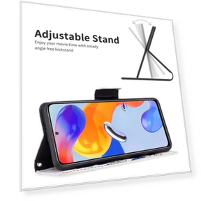 Leather Case with Pattern Printing and Wallet Stand — Phone Accessories, Smartwatch 2025