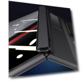Leather Coated PC Magnetic Kickstand Phone Cover with Anti-spy Film — Screen Protectors, Smartwatch 2025
