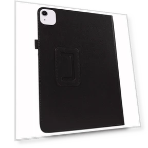 Litchi Texture Leather Tablet Cover with Bi-Fold Stand — Protective Cases, Smartwatch 2025