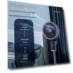 Oscillating Floor and Table Fan with Voice Remote Control — Ceiling Fans, ElectroCN