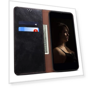 Phone Case Waxy Crazy Horse Texture Stand Wallet Leather — Phone Accessories, Smartwatch 2025