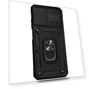 Protective Case with Slide Camera Cover and Ring Kickstand — Screen Protectors, Smartwatch 2025