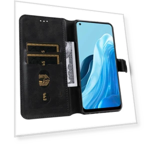 PU Leather Cover Wallet Stand Function Inner TPU Case — Phone Accessories, Smartwatch 2025