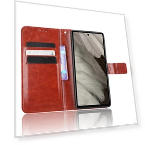 PU Leather Flip Phone Cover with Strap — Flip Cases, Smartwatch 2025