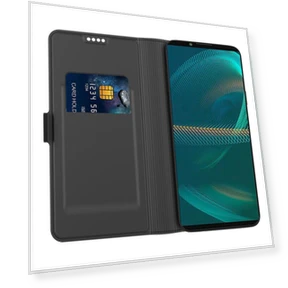 PU Leather Phone Case with Card Slot and Magnetic Closure — Flip Cases, Smartwatch 2025