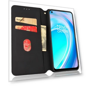 PU Leather Rhombus Pattern Imprinted Cover with Magnetic Absorption Wallet Stand — Phone Accessories, Smartwatch 2025