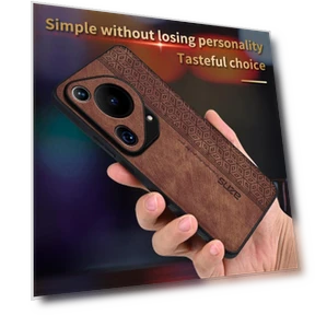 PU Leather+TPU Imprinted Pattern Anti-Slip Grip Phone Cover — Screen Protectors, Smartwatch 2025