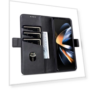 PU Leather Wallet Case Flip Folio Stand Phone Cover — Flip Cases, Smartwatch 2025