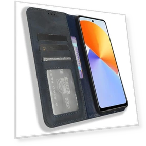 Retro PU Leather Stand Wallet Cover — Phone Accessories, Smartwatch 2025