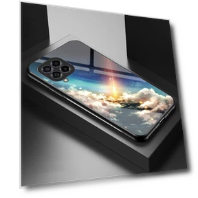 Slim Light Drop-proof Starry Sky Pattern Design Tempered Glass Back Case — Bumpers, Smartwatch 2025