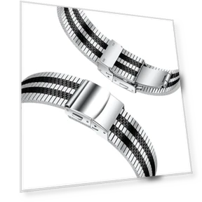 Stainless Steel Five-Bead Wrist Strap — Bands, Smartwatch 2025