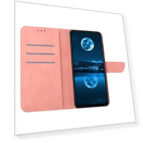 Stand Skin-touch Imprinted Line Phone Case Wallet Leather Cover — Flip Cases, Smartwatch 2025