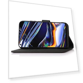 Textured PU Leather Phone Case with Magnetic Clasp and Foldable Stand — Flip Cases, Smartwatch 2025