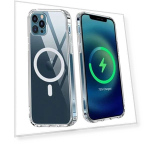 Transparent TPU Phone Cover with MagSafe Compatibility — Phone Accessories, Smartwatch 2025