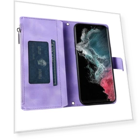 Zipper Pocket Phone Case with Stand — Phone Accessories, Smartwatch 2025
