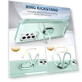 Anti-drop Phone Cover with Rotatable Ring Holder — Phone Accessories, Smartwatch 2025