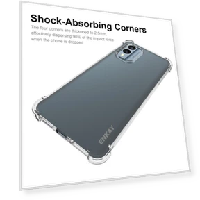 Anti-slip Strip Edge Ultra Clear Thickened Corners Shockproof TPU Phone Cover — Basic Cases, Smartwatch 2025