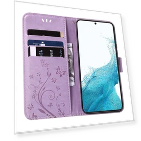 Butterfly Flower Imprinted Wallet Phone Case — Bumpers, Smartwatch 2025