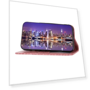 Calf Texture PU Leather Stand Case with Strap — Phone Accessories, Smartwatch 2025