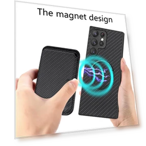 Carbon Fiber Texture 2-in-1 Detachable Phone Case with Card Holder — Basic Cases, Smartwatch 2025