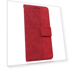 Geometry Imprinting PU Leather+TPU Phone Case Wallet Stand Cover with Hand Strap — Phone Accessories, Smartwatch 2025