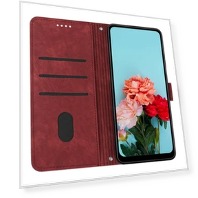 Imprinted PU Leather Case Skin-Touch Wallet Phone Cover — Protective Covers, Smartwatch 2025