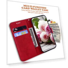 Leather Phone Case Stand Wallet — Phone Accessories, Smartwatch 2025