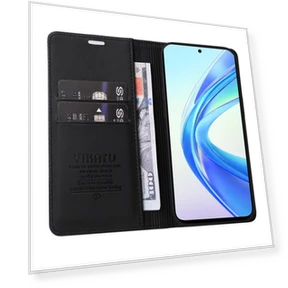 Magnetic Closing PU Leather+TPU Cover — Basic Cases, YIKATU