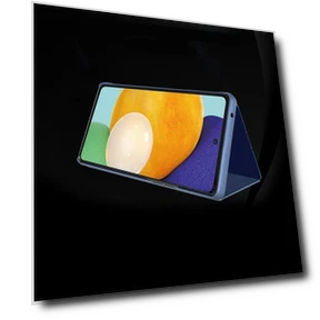 Mirror Flip Case PU Leather Electroplate Stand Smart View Window Business Phone Cover — Phone Accessories, Smartwatch 2025