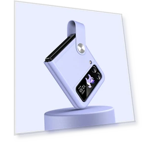 PU Leather+PC Phone Case with Finger Strap Holder and Kickstand — Flip Cases, Smartwatch 2025
