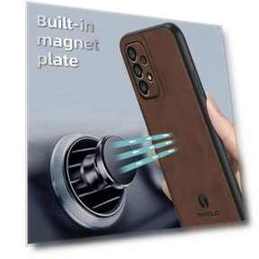 PU Leather+PC+TPU Cover Magnetic Car Mount Anti-drop Phone Case — Phone Accessories, ANNYOJO