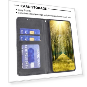 PU Leather Rhombus Phone Cover with Card Slots — Basic Cases, Smartwatch 2025