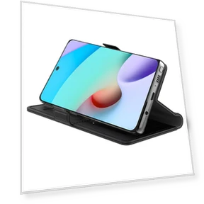 PU Leather Stand Case with Card Slot and Mirror Function — Phone Accessories, Smartwatch 2025