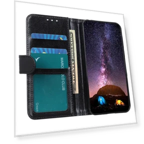 PU Leather+TPU Wallet Phone Cover — Phone Accessories, Smartwatch 2025