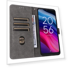 RFID Blocking Folio Flip Leather Phone Wallet Cover with Hand Strap — Flip Cases, Smartwatch 2025