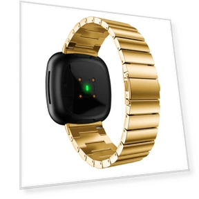 Single Row Stainless Steel Smart Watch Band — Smartwatch Straps, Smartwatch 2025