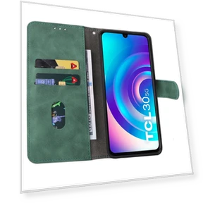 Skin-touch Feeling Wallet PU Leather Phone Case with Adjustable Stand — Flip Cases, Smartwatch 2025