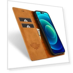 Strong Magnetic Closure Anti-dust PU Leather Mobile Phone Case — Phone Accessories, Smartwatch 2025