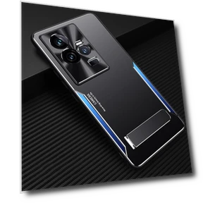 TPU+Aluminium Alloy Cell Phone Shell Cover with Kickstand — Phone Accessories, Smartwatch 2025